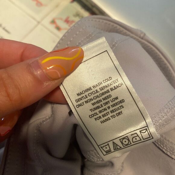 Monrow Light Blue Gray Full Length Movement High Rise Leggings Size Small Womens - Picture 5 of 8